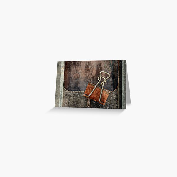 Rusty Clip on Mailbox Greeting Card