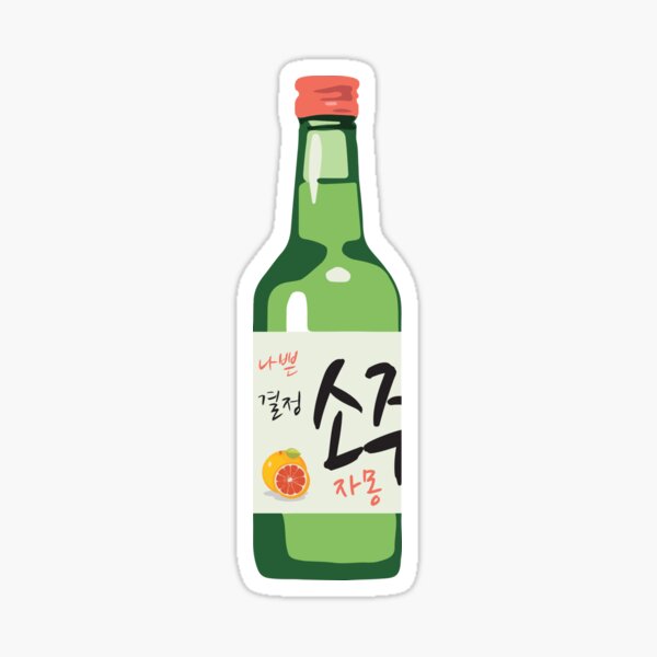 Grapefruit Soju Sticker