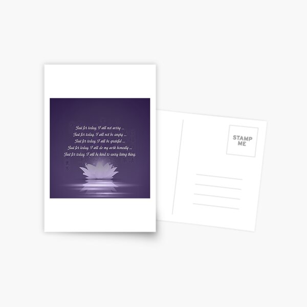 Principios de Reiki - Preceptos de Reiki Postal