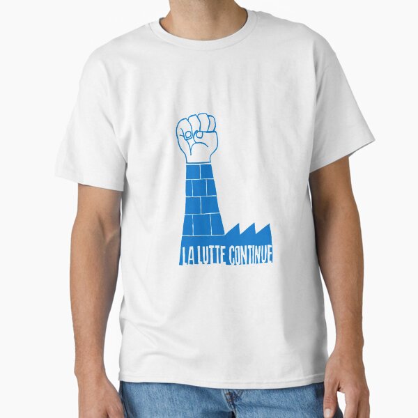 Item preview, Paris Revolt, May 68: 'La Lutte Continue' in Blue designed and sold by Day Chapman.