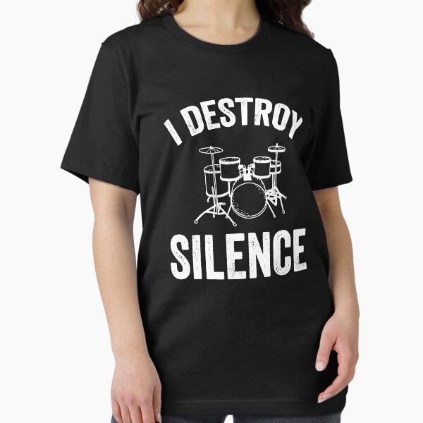 Artikel-Vorschau von Ich zerstöre die Stille - Schlagzeuger Geschenk, designt und verkauft von Captain Mood.