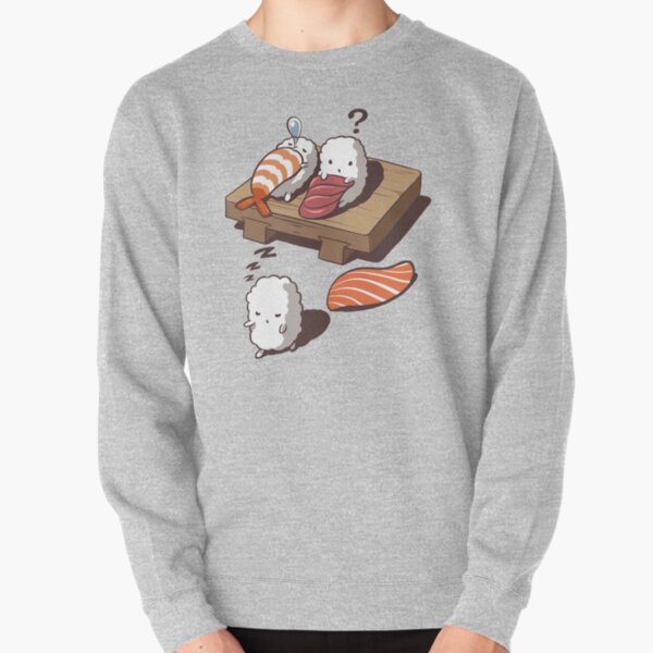 Funny Sleep Walking Nigiri Sushi Pullover Sweatshirt