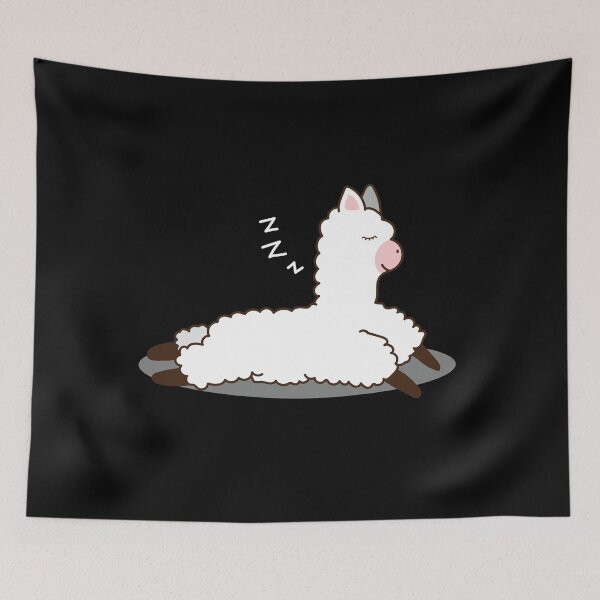 Item preview, Llama Sleep Night Cuddling Gift Bed Tired Sweet designed and sold by Gex909.