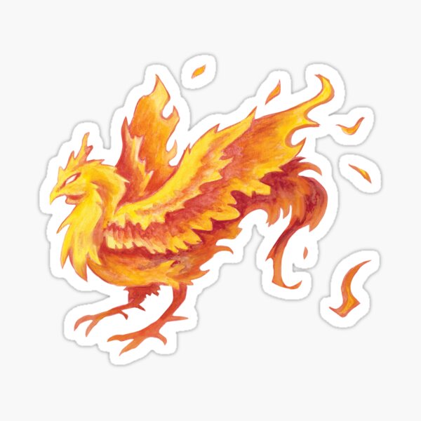 Fire Chicken!!! Sticker