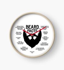 Reloj Datos de la barba (negro)