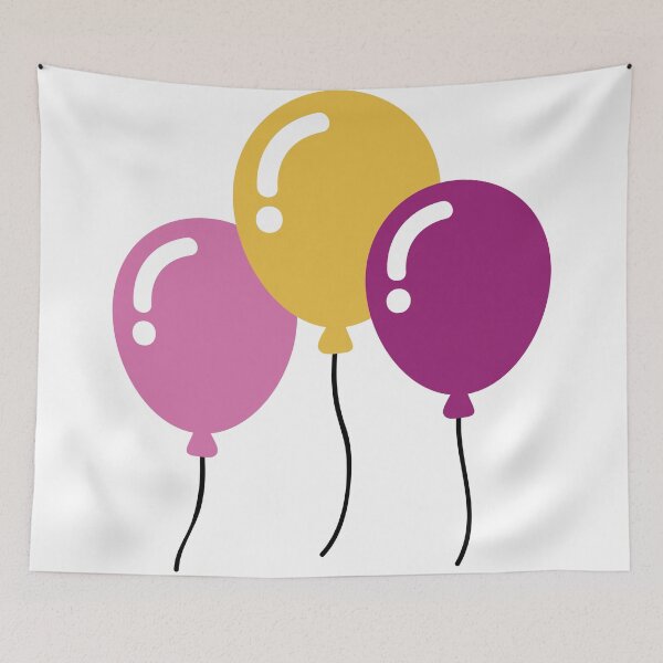 Item preview, Birthday balloons Sticker designed and sold by vanessavolk.
