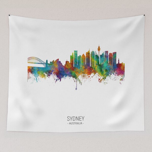 Item preview, Sydney Australia Skyline designed and sold by ArtPrints.