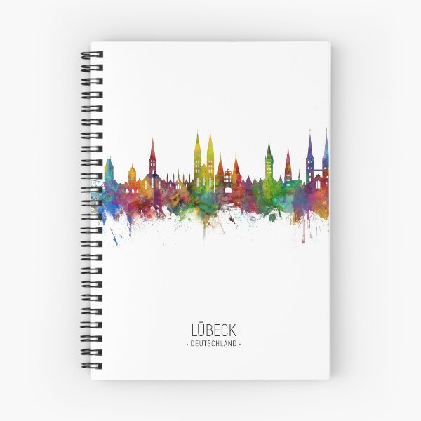 Item preview, Lübeck Germany Skyline designed and sold by ArtPrints.