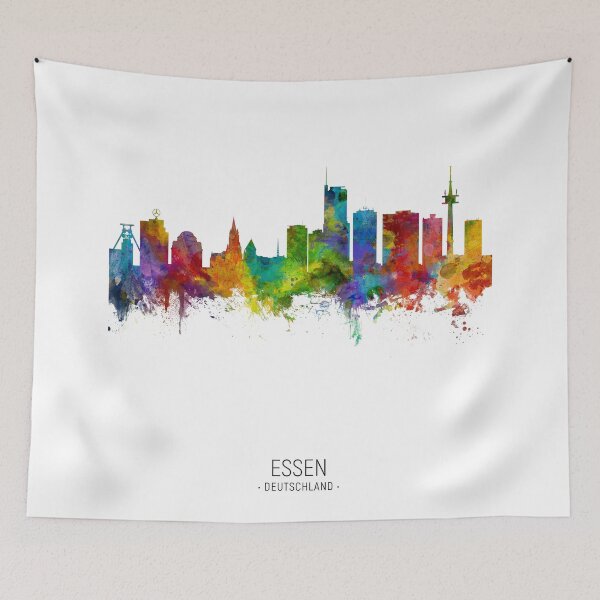 Item preview, Essen Germany Skyline designed and sold by ArtPrints.