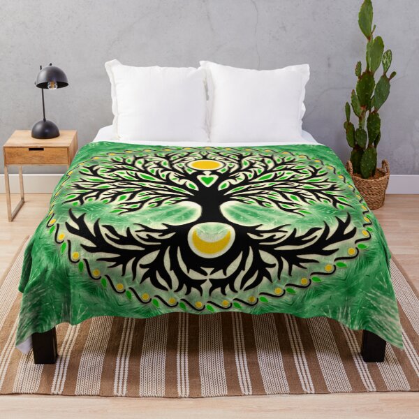 Item preview, Yggdrasil, tree of life, sun and moon, tree of life designed and sold by nitty-gritty.