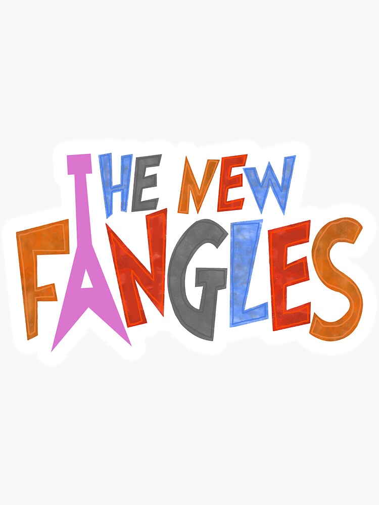 Thumbnail 3 of 3, Sticker, New Fangles Logo Merch! designed and sold by TheNewFangles.