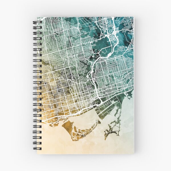 Item preview, Toronto Street Map designed and sold by ArtPrints.