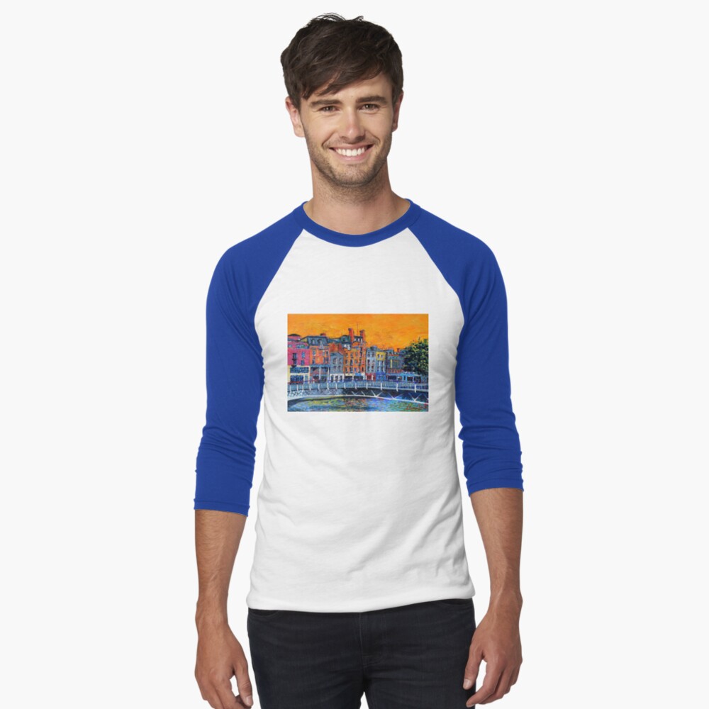 Item preview, Baseball ¾ Sleeve T-Shirt designed and sold by eolai.
