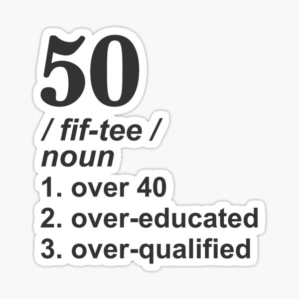 Item preview, 50 Birthday Definition designed and sold by CoolYule.