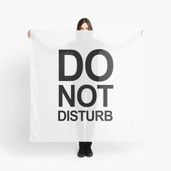 Item preview, Do Not Disturb Sign Text design designed and sold by GetItGiftIt.