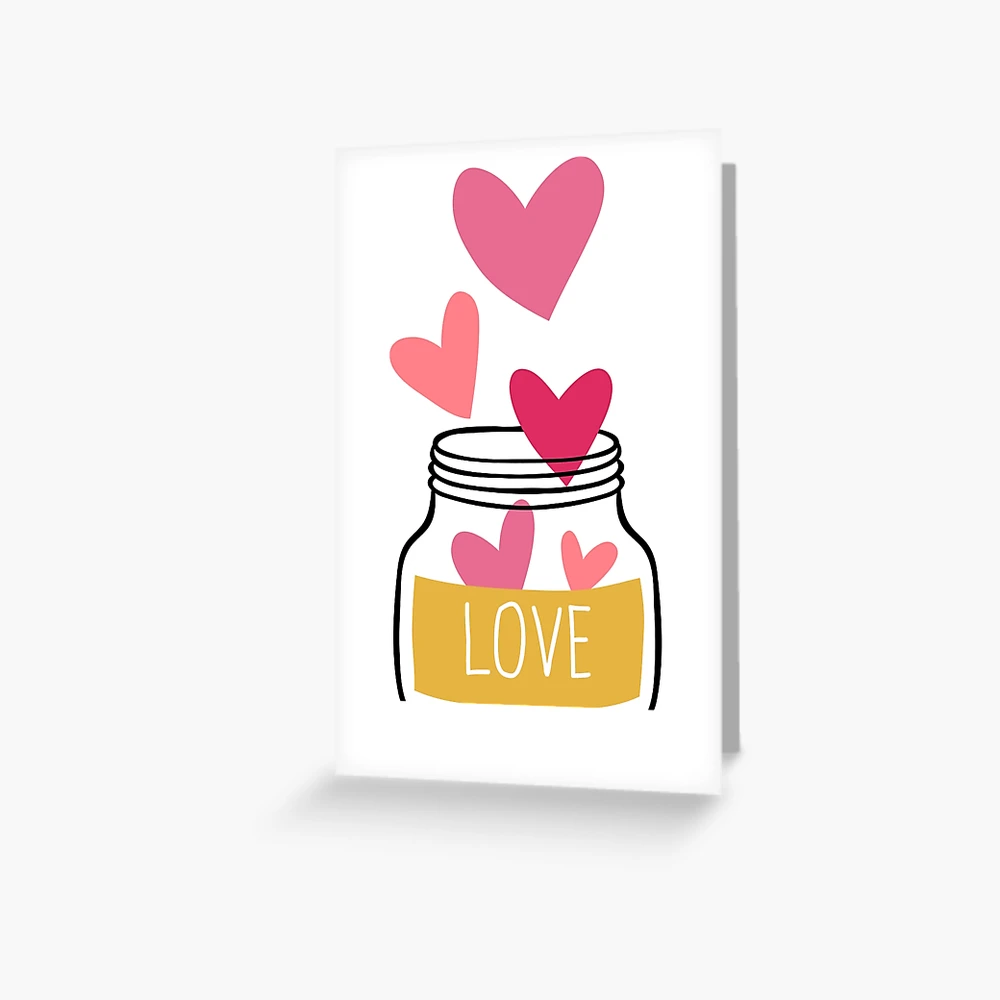 Love Life Heart Sticker – J.Falkner Cards