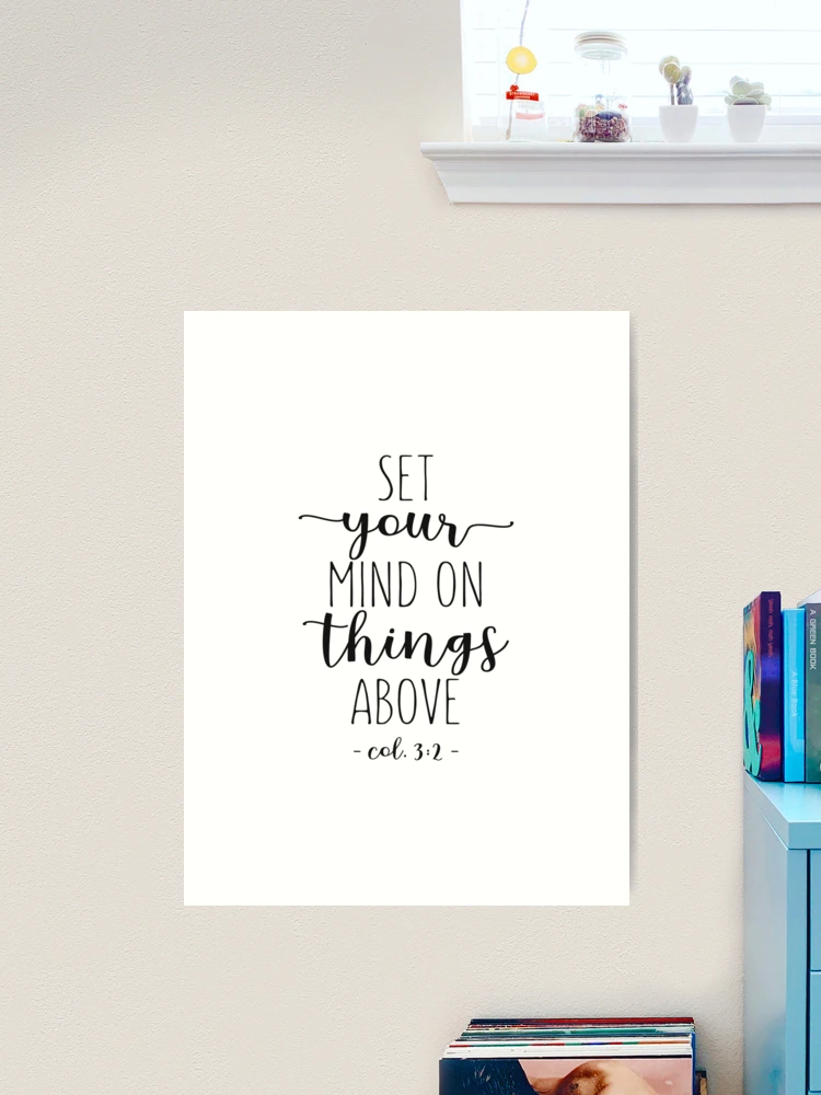 Set Your Mind on Things Above [Book]