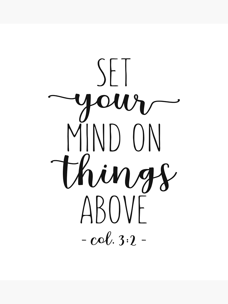 Set Your Mind on Things Above [Book]