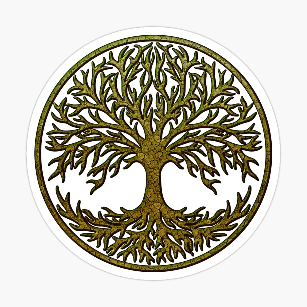 Yggdrasil Keltischer Baum Des Lebens Tree Of Life Poster Von Nitty Gritty Redbubble