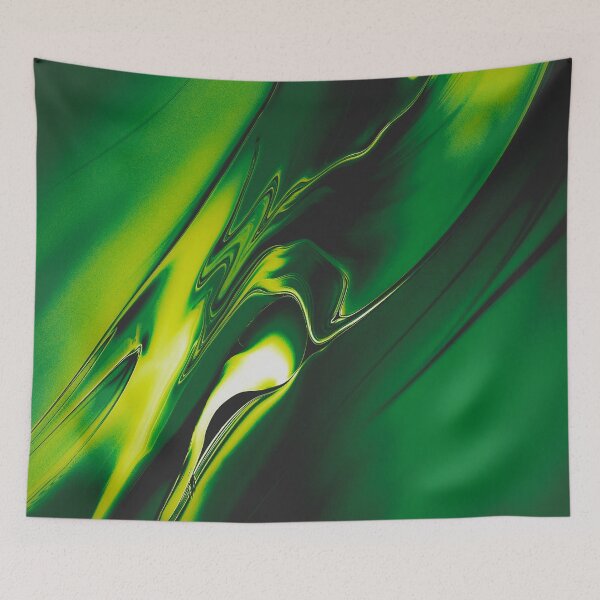 Item preview, Green Abstract Paint designed and sold by artworkbyrihen.
