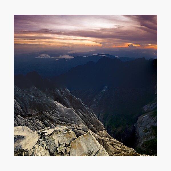 Mt Kinabalu Photographic Print