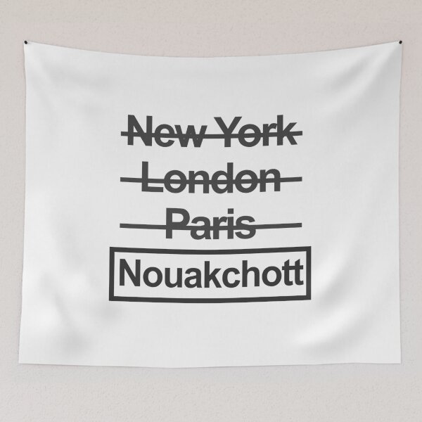 Item preview, Mauritania Nouakchott City Text design designed and sold by GetItGiftIt.