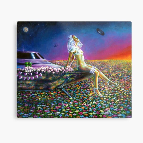 Just married Metal Print