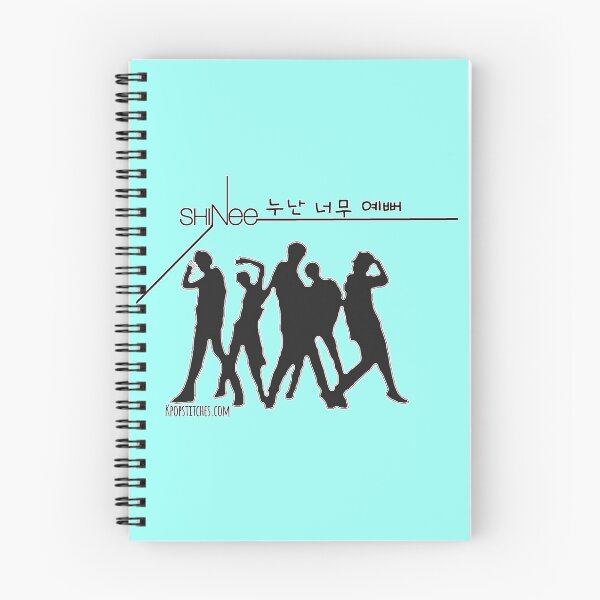 Item preview, SHINee 누난너무예뻐Noona Neomu Yeppeo (Black Text) outline designed and sold by katydubu.