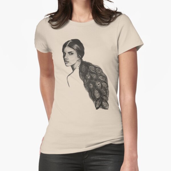 Feathers Fitted T-Shirt