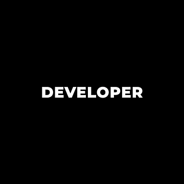 Artwork thumbnail, Developer by developer-gifts