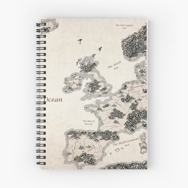 Item preview, Fantasy Map - Europe edition (Tolkien inspired) designed and sold by Henrik Gulliksen Schüller.
