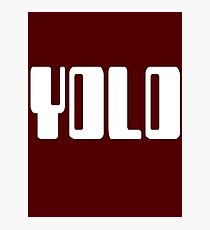 'YOLO' by Chillee Wilson Photographic Print