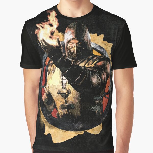 scorpion mortal kombat shirt