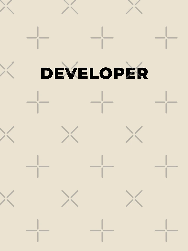 Thumbnail 4 of 4, Relaxed T-Shirt, Developer (Inverted) designed and sold by developer-gifts.
