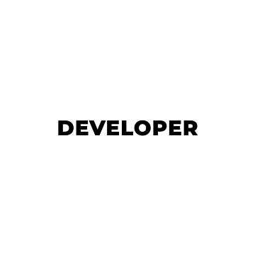Artwork thumbnail, Developer (Inverted) by developer-gifts