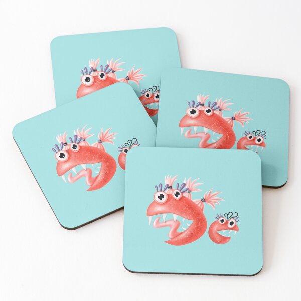 Item preview, Happy Monster Friends - Funny Weird Characters designed and sold by Boriana Giormova.