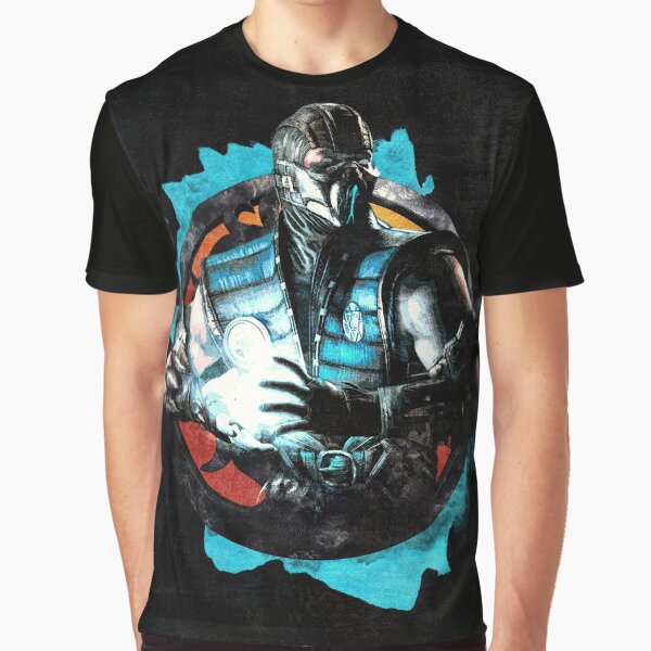 Vista previa del artículo con la obra «Mortal Kombat Sub-Zero», diseñado y vendido por jpvoodoo.