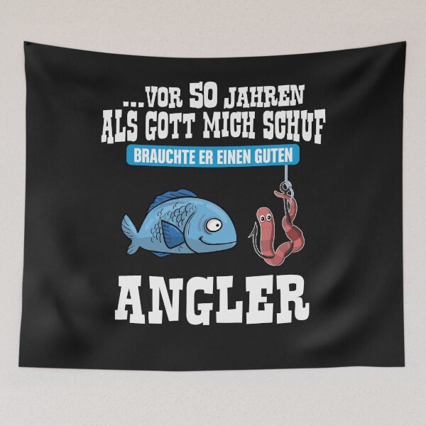 Item preview, 50 years ago, when God created me, he needed a good angler designed and sold by dtino.