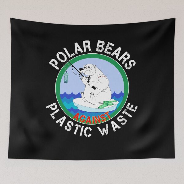 Item preview, Polar Bear Plastic Waste Earth Day 2019 designed and sold by Basti09.