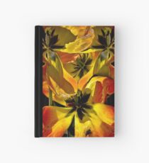 A Fantasy Tangle of Aging Tulips Hardcover Journal