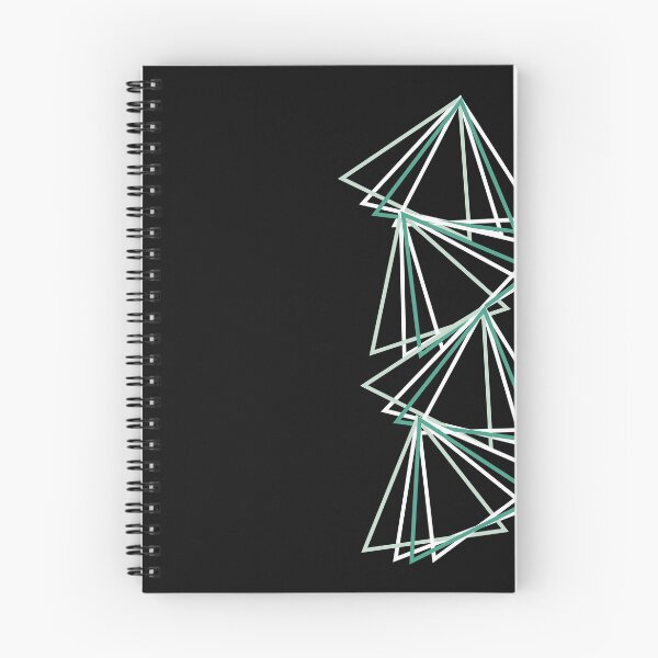 Item preview, abstract triangles white and green designed and sold by CREATINERY.