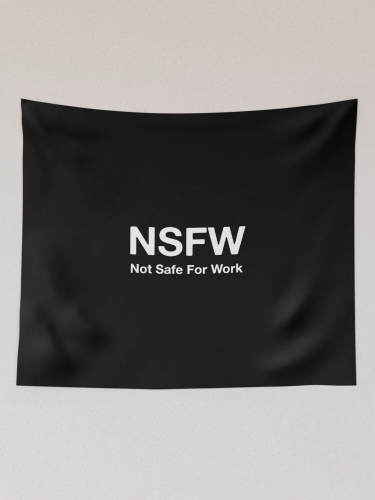 Premium Photo  Nfsw is internet slang for not safe for work