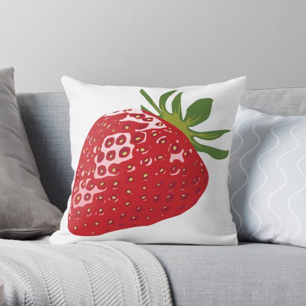 Strawberry Throw Pillow