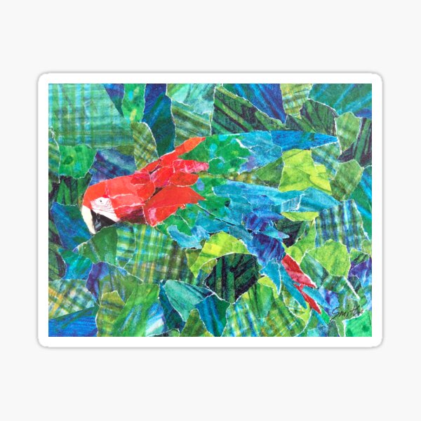 Item preview, Parrot Collage designed and sold by aldersmith.