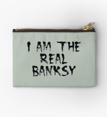 I am the Real Banksy by Chillee Wilson Studio Pouch