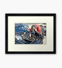Historic Diagnostic Computer Framed Print