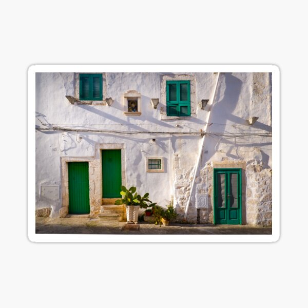 Item preview, Green doors, Ostuni, Italy designed and sold by Kenjonesphoto.