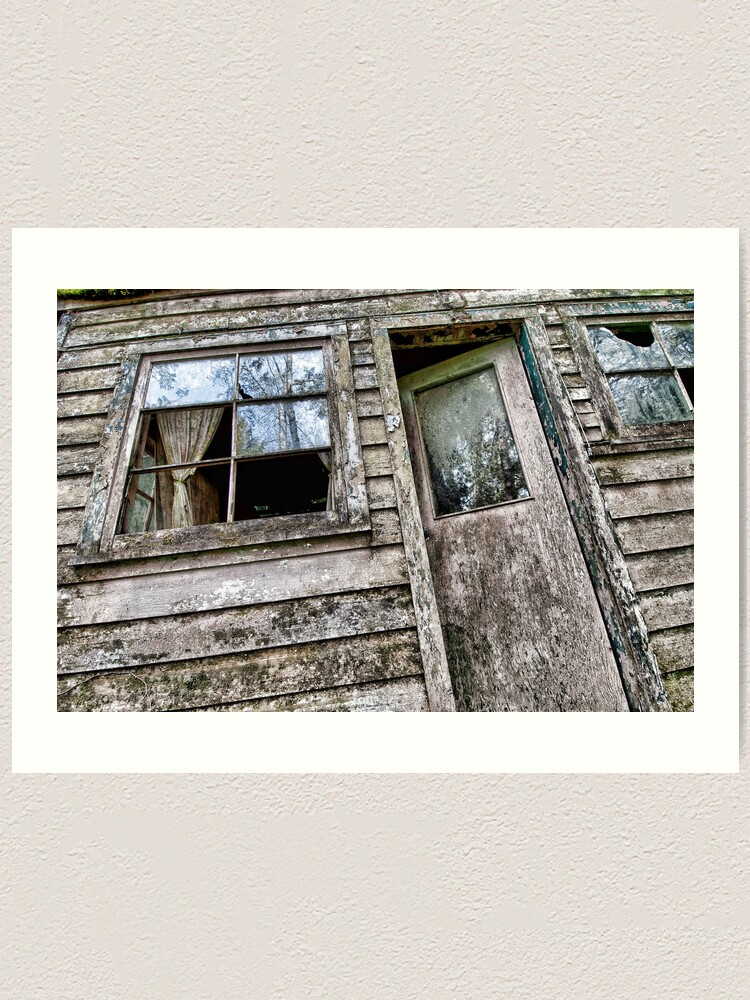 Alternate view of Shack in the Woods, Front Door Art Print