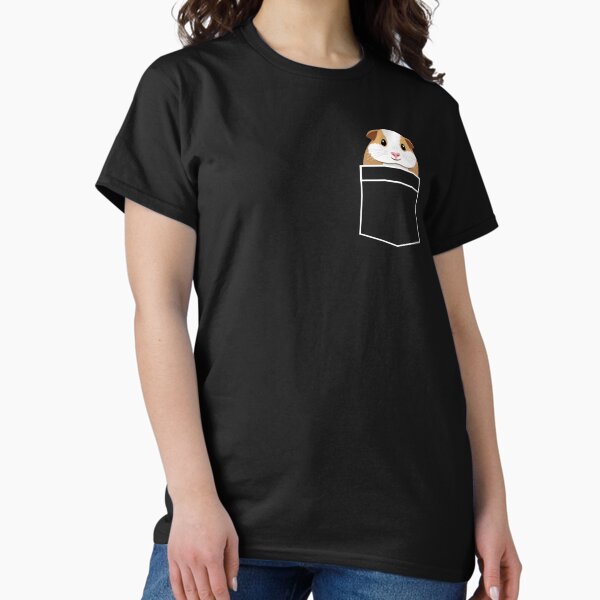Item preview, Cute Small Guinea Pig in White Outline Pocket designed and sold by Elvin Dantes.