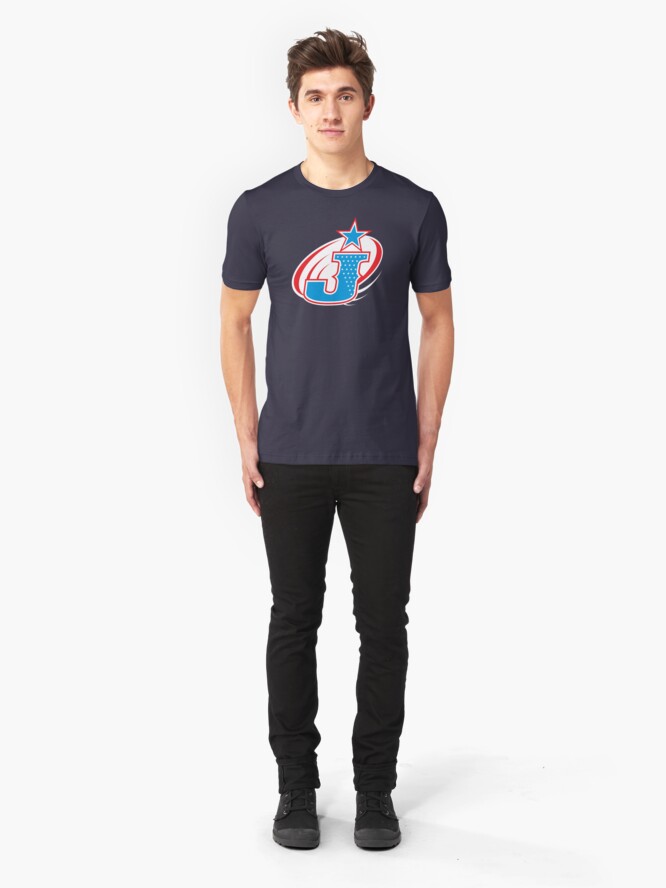 Alternate view of Justice Superhero Letter J Slim Fit T-Shirt
